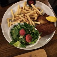 Schnitzel at Cafe Del Sol Köln Hürth in Huerth