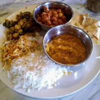Lunch buffet plate at Taste Of India in Pensacola