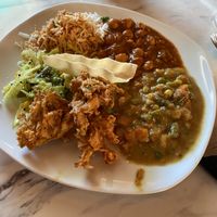 Plate from their daily buffet. Always good. at Taste Of India in Pensacola