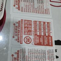 Menu at Restaurante Amistad China in Santa Rosa De Cabal