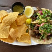 Vegan tacos  at Congregation Ale House in Long Beach