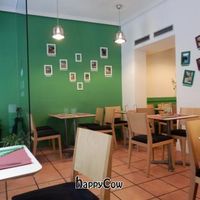 The inside of Vegania at Vegania Restaurante in Madrid