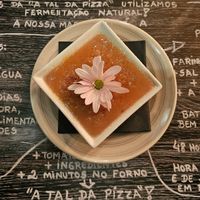 "Troca Tintas" - leite creme de avelã com cumaru (fava tonka) 😋😋 at A Tal da Pizza in Sao Joao Da Madeira