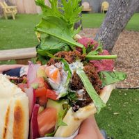 Falafel wrap at fez in Cedar Park