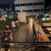 rooftop dining at Balin Roofgarden in Sandakan