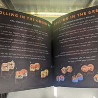 Vegan menue at SushiLAB in Hanoi