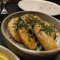 tempura pumpkin   at Maha Restaurant in Melbourne
