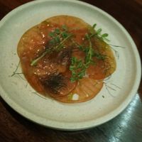 Heirloom tomato at Maha Restaurant in Melbourne