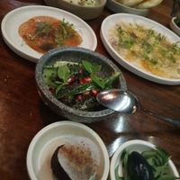 Cucumber salad at Maha Restaurant in Melbourne