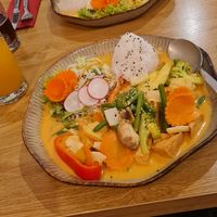 Mango tofu at Teruo Restaurant in Neustadt An Der Donau