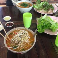 Breakfast Curry Soups at Tawanthong Restaurant and Shop in Khon Kaen