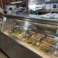 The buffet  at Tawanthong Restaurant and Shop in Khon Kaen