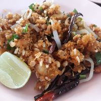 Dish with chili at Tawanthong Restaurant and Shop in Khon Kaen
