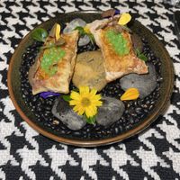 Rice crackers with jackfruit   at Kroya in Siem Reap