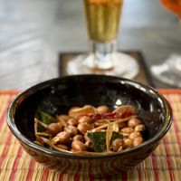 Pre-meal complimentary snack  at Kroya in Siem Reap