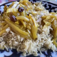 Veg plov  at Art Cafe Norgis in Samarkand