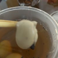 Attempted an inside pic but the black sesame just went everywhere  at Kung Tak Lam - 功德林 - Causeway Bay in Hong Kong Island