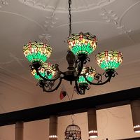 Tiffany lamps! 🥰 at Remys Cafe Kulinarya in St Leonards