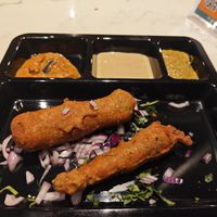 Fried Chilies with filling at Veg Nation  in Utrecht