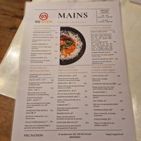 Main dishes menu at Veg Nation  in Utrecht