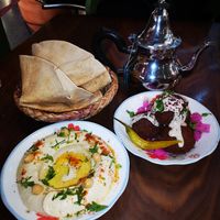 Hummus and Falafel at DOH - Comptoir Libanais  in Doha
