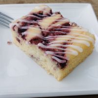 Lemon and blueberry vegan cake - highly recommend! at Honestly Farm Kitchen in Strandhill