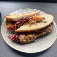 Mushroom sandwich  at Street Food in Sofia