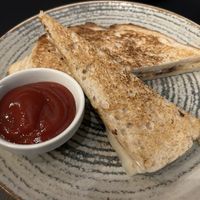 Grilled cheese  at Street Food in Sofia