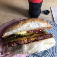The cheeseburger   at Street Food in Sofia