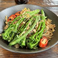 Vegan option - nasi goreng  at The Vault in Wynyard