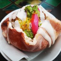 Falafels in Pitta at Kapara  in Fremantle