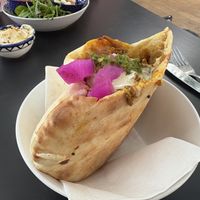 Mushroom Shawarma pita 🥙   at Kapara  in Fremantle
