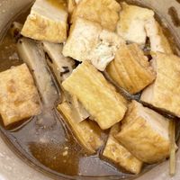 Lemongrass tofu with rice  at Chay Corner in Da Lat