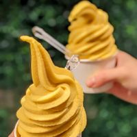 Vegan Mango Soft Serve at The BerrySpot - Esplanade in Central Singapore