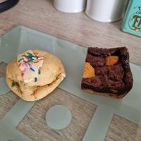 Stuffed cookie and brownie at RebelRox Kitchen in Bristol