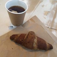 Vegan blueberry croissant at Seed Cafe in North West London