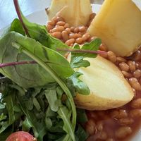 jacked potato  at Seed Cafe in North West London