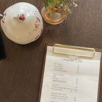 Speisekarte  at Pistache in Saarlouis