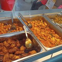 Mix rice dishes  at Restaurant Vegetarian Zheng Shang Mei in Kuantan