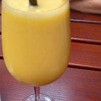 #205 mango lassi 5,20€ at The Vegan Monkey in Berlin