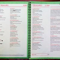 Menu page at The Vegan Monkey at The Vegan Monkey in Berlin