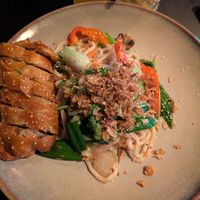 #60 Fried Udon: 4.5/5 good sized portion and tasty at The Vegan Monkey in Berlin