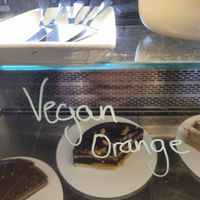 Vegan Chocolate Orange Cake #Veganuary at Pier Pavillion Tea Room in Bangor