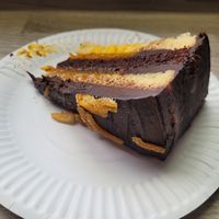 Chocolate Orange Cake #Veganuary at Pier Pavillion Tea Room in Bangor