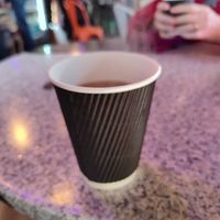 Disposable 'crockery' at Pier Pavillion Tea Room in Bangor
