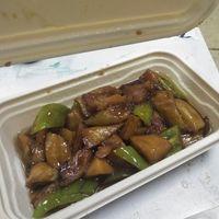 Aubergine, potato & peppers. #Veganuary at Zǎozǐ Shù - Vegetarian Life Style - JiangNing in Shanghai