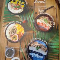 Smoothie Bowls. Not including 7% service fee. #Veganuary at TAN HOSTEL x CAFE in Ao Nang