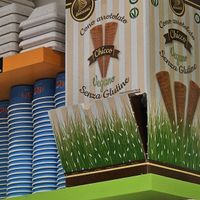 Vegan cones at Gelato Fantasy Castello in Venice