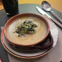 Crema di fave e puntarelle  at Il Piatto Sbeccato in Udine