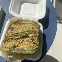   at Living Green Cafe in Fort Lauderdale